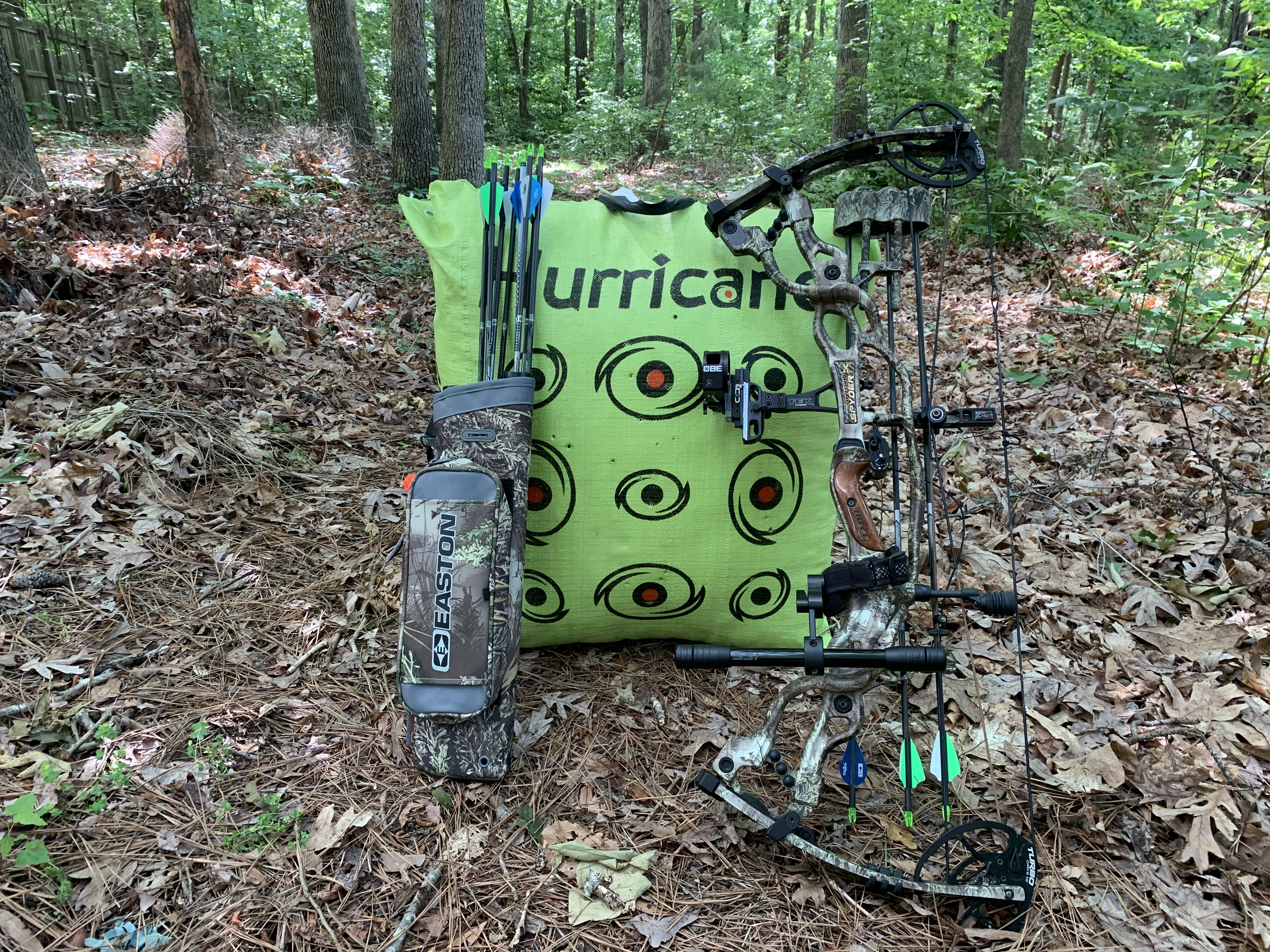 Target bag, bow, and quiver
